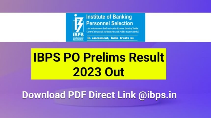 IBPS PO Mains Admit Card 2023