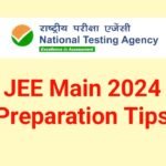 JEE Main 2024 Preparation Tips