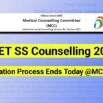 NEET SS Counselling 2023