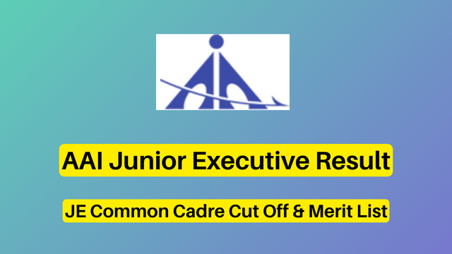AAI Junior Executive Result 2023