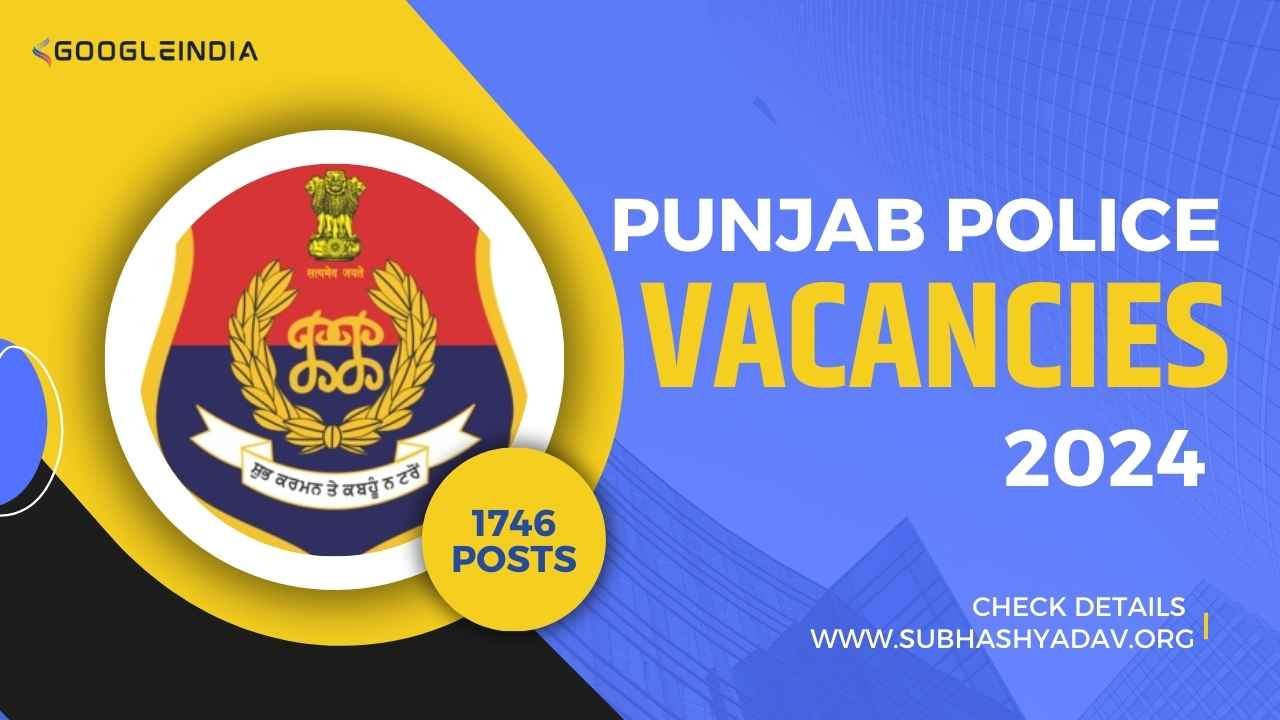 Punjab Police Constable Recruitment 2024