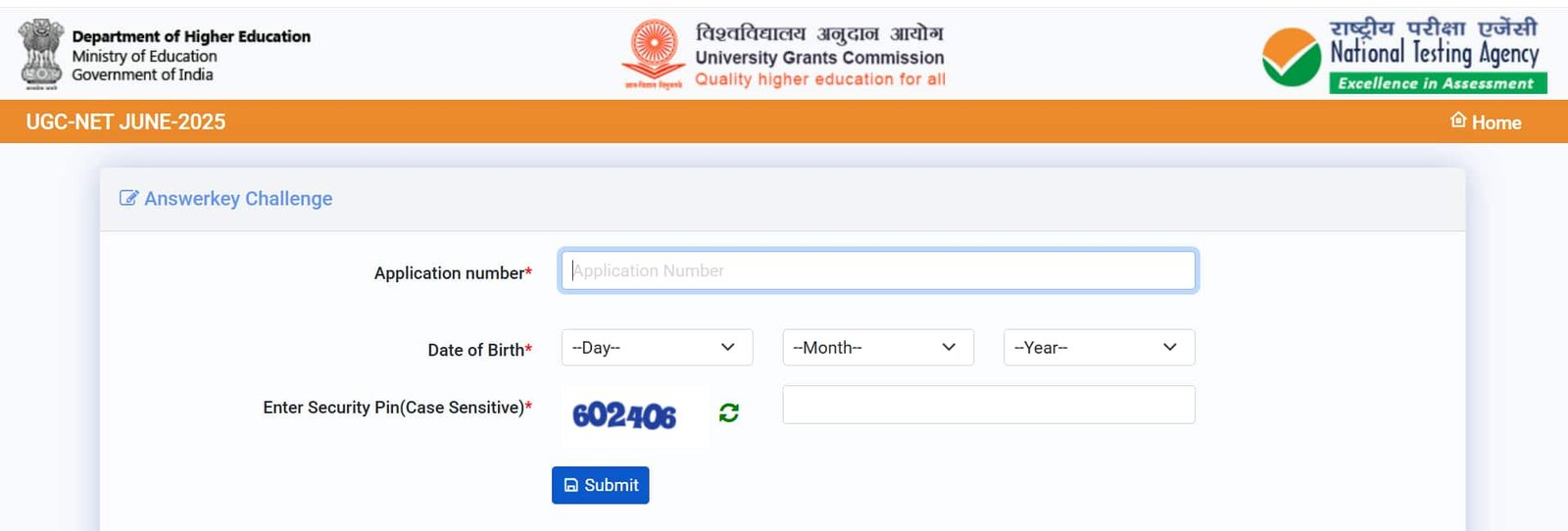 UGC NET Answer key 2025 Out