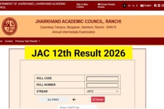 JAC 12th Result 2026 Jharkhand Board Inter result check at jacresults.com