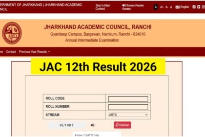 JAC 12th Result 2026 Jharkhand Board Inter result check at jacresults.com
