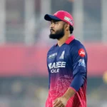 Riyan Parag fined vaping dressing room IPL 2026 PBKS vs RR code of conduct