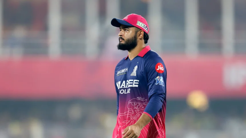 Riyan Parag fined vaping dressing room IPL 2026 PBKS vs RR code of conduct