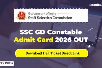 SSC GD Constable 2026 Admit Card OUT: Download Now at ssc.gov.in, Exam Starts April 27