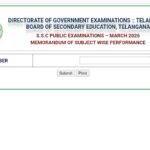 Telangana SSC Result 2026 OUT