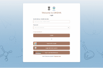 DIKSHA Portal Teacher Login Dashboard