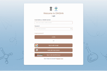 DIKSHA Portal Teacher Login Dashboard
