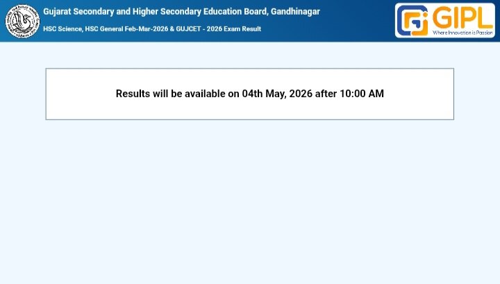 GSEB HSC Result 2026 Today at 10 AM