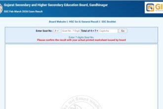 GSEB SSC Class 10 Result 2026 declared May 6 gseb.org pass percentage 83.86