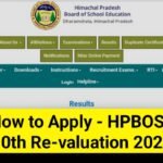 HPBOSE 10th Revaluation 2026