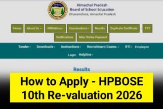 HPBOSE 10th Revaluation 2026