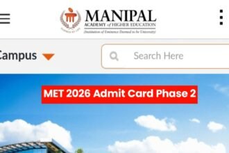 How To Download MET 2026 Admit Card Phase 2