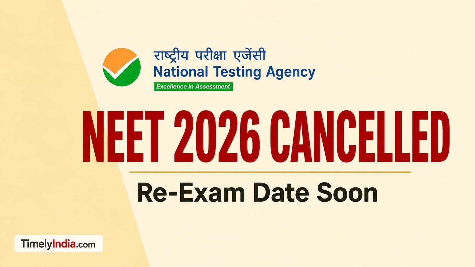 NEET UG 2026 Cancelled