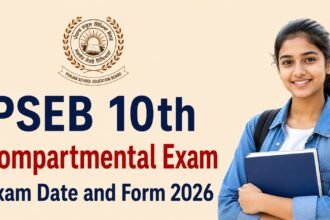 PSEB 10th Compartmental Exam 2026 Date and Form