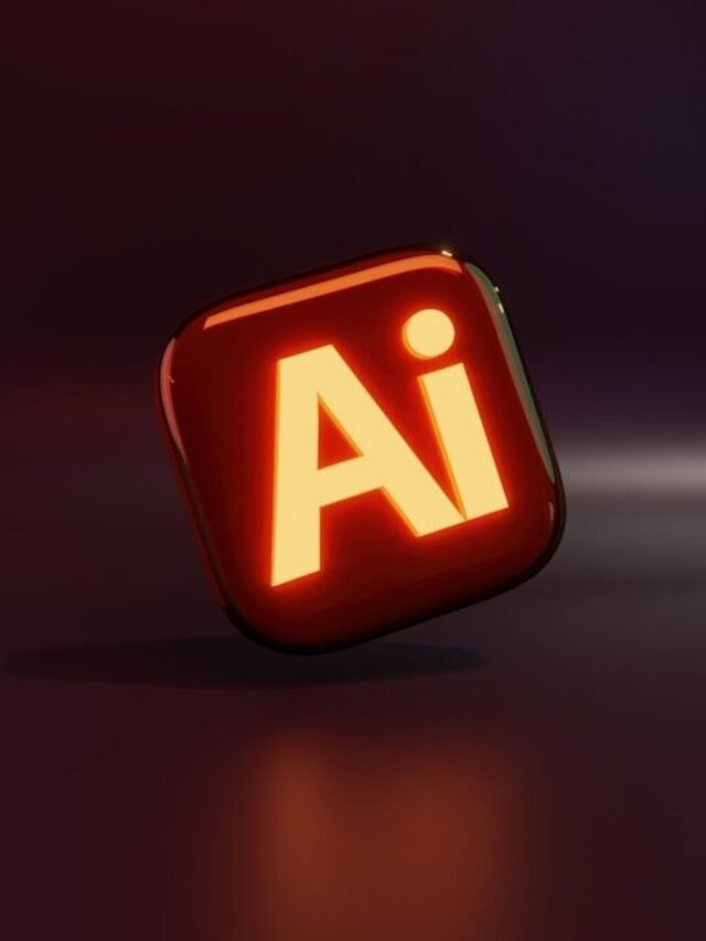 An adobe logo is shown on a dark background