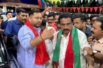 tejashwi yadav and P.k Ravin