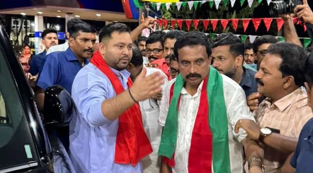 tejashwi yadav and P.k Ravin