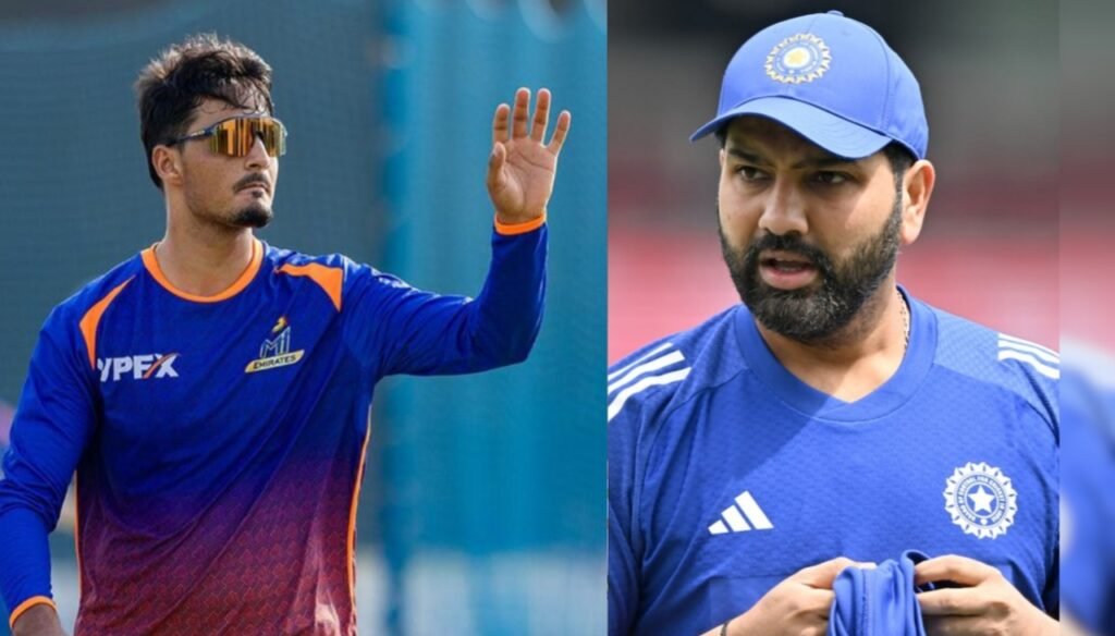 Allah Ghazanfar vs Rohit Sharma