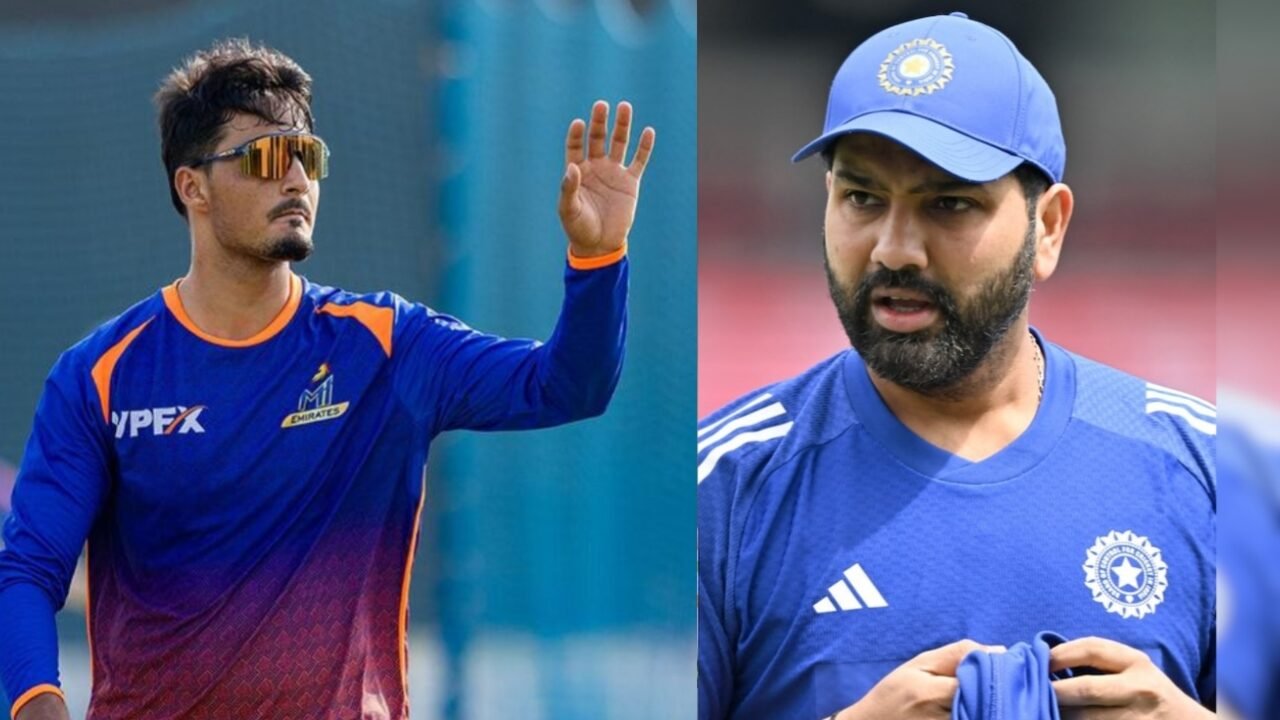 Allah Ghazanfar vs Rohit Sharma