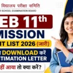 OFSS Bihar 11th Admission 3rd Merit List 2026