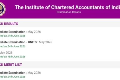 ICAI CA Inter Result 2026 Out