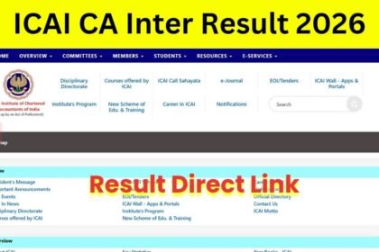 ICAI CA Inter Result 2026