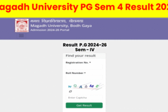 Magadh University PG Sem 4 Result 2026