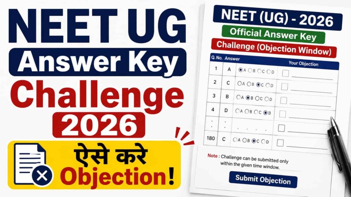 NEET UG Answer Key Challenge 2026