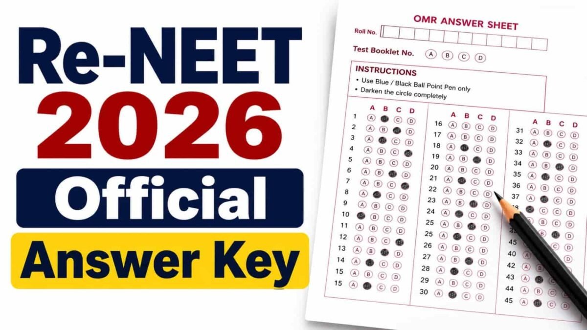 NEET UG Re-Exam Answer Key 2026 OUT