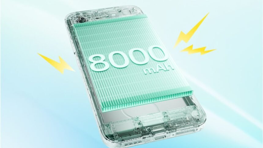 OnePlus N6 8000mAh Battery Capacity