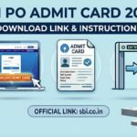 SBI PO Admit Card 2026