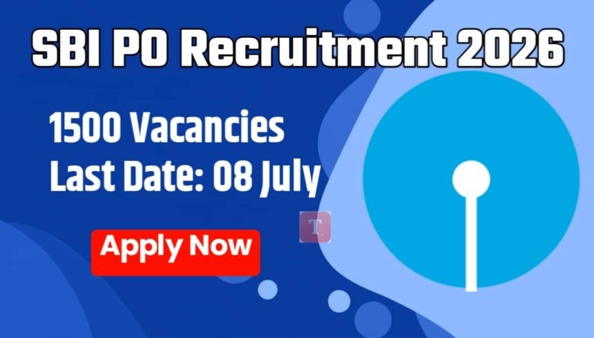 SBI PO Recruitment 2026: स्टेट बैंक ऑफ इंडिया में 1500 प्रोबेशनरी ऑफिसर पदों पर भर्ती, आवेदन शुरू 1 SBI PO Recruitment 2026