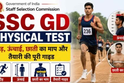 SSC GD Physical Test : दौड़, ऊंचाई, छाती का माप और तैयारी की पूरी गाइड