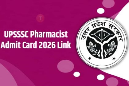 UPSSSC Pharmacist Admit Card 2026