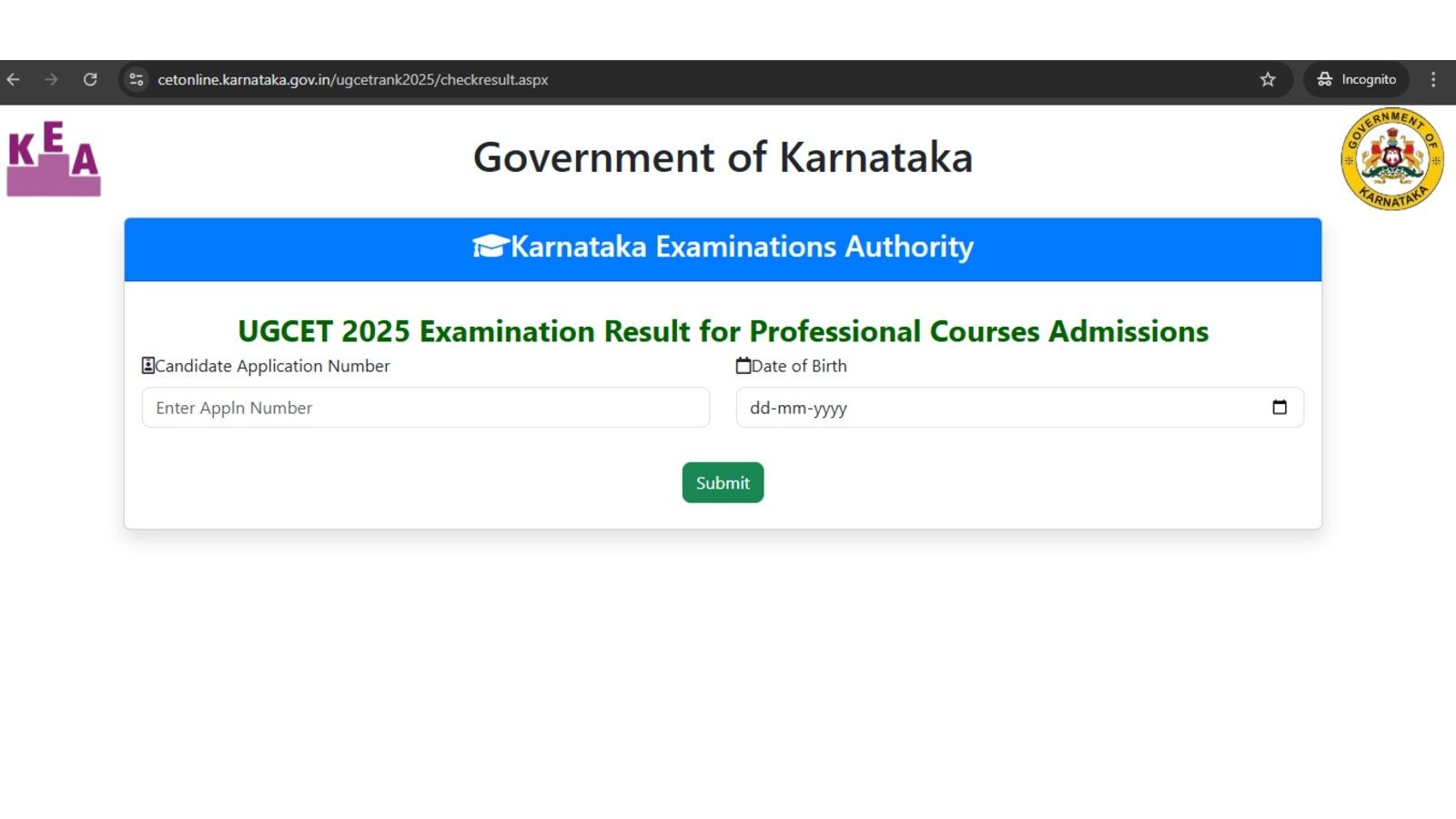 kcet result declared