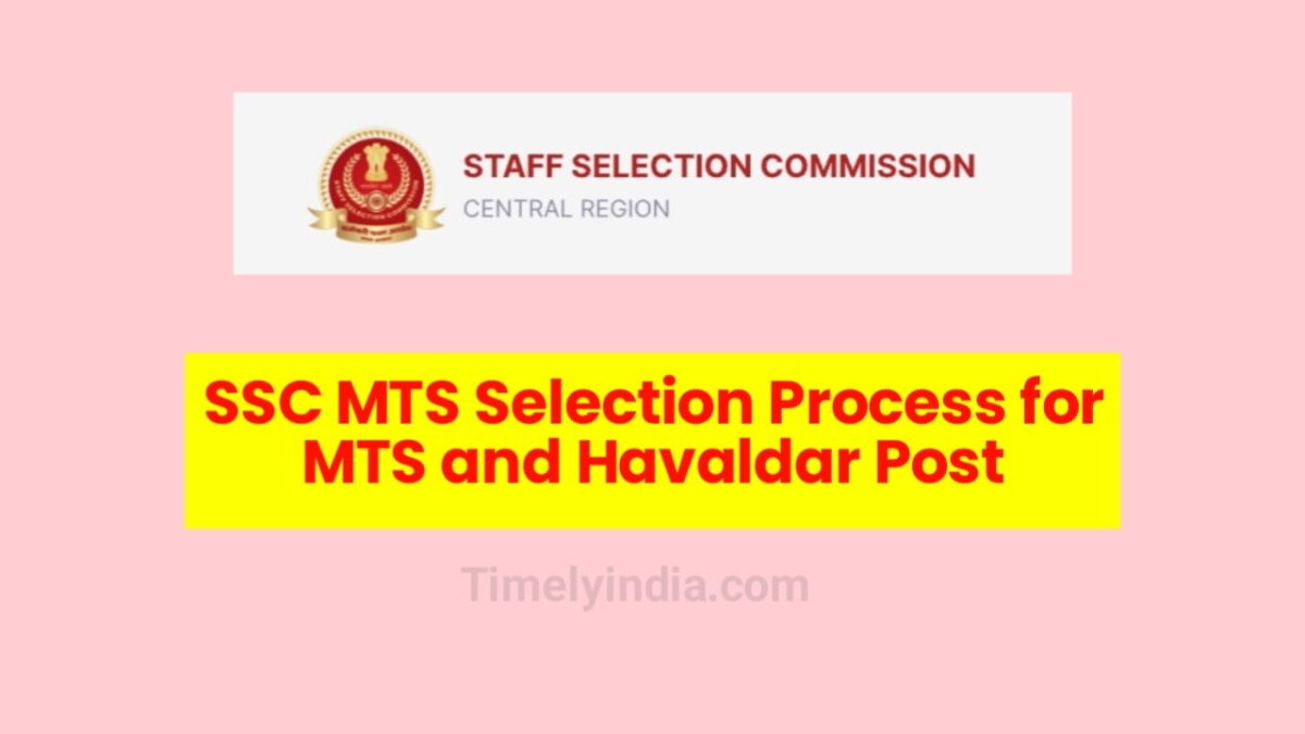 SSC MTS Selection Process